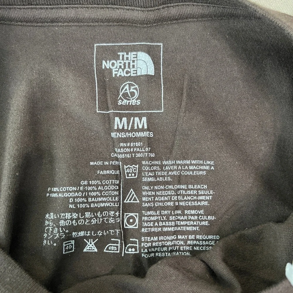 The North Face Never‎ Stop Sleeping T Shirt Men M Bittersweet Brown Outdoor NEW